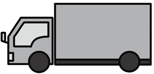 Obraz premium vector delivery truck