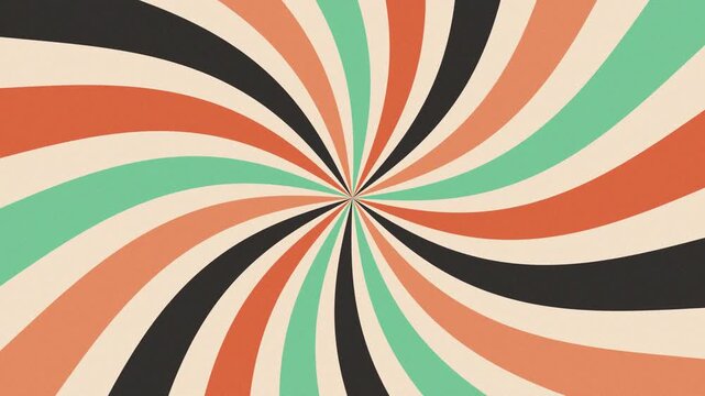 Dynamic sunburst retro motion with radial light rays 4
k resolution.