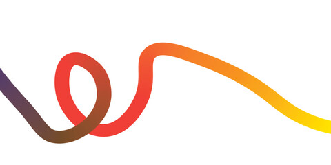 Obraz premium Abstract colorful ribbon swirl a dynamic and flowing artistic design with vibrant hues