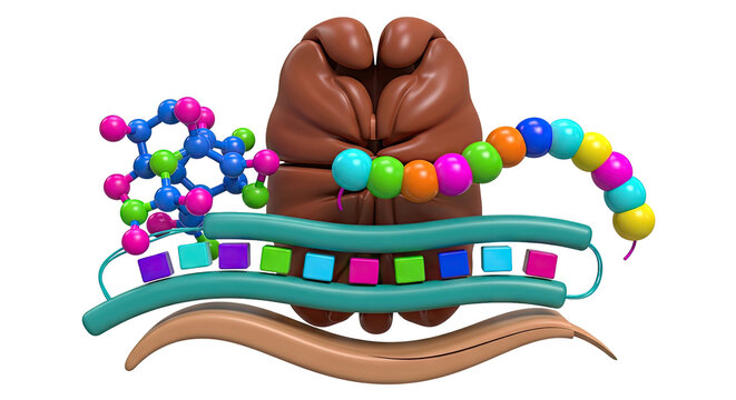 Ribosome protein synthesis illustration