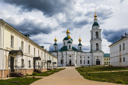 In the historic center of Uglich