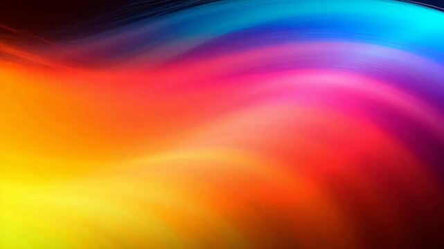 Vibrant Flowing Colors Abstract Background Design