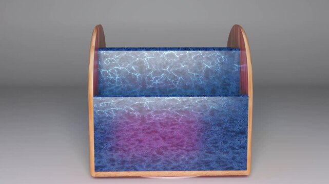 3D Animated Pen Stand Desk Organizer Product Display
