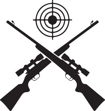 Hunting shotguns with target