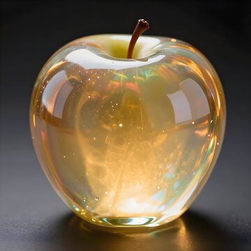Glasapfel, Apfel aus Glas, Dekoration