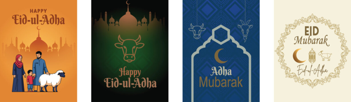 Luxury Eid-ul-Adha Greeting Card Collection