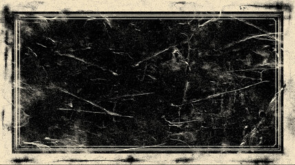 Fototapeta premium Grunge border overlay with distressed edges