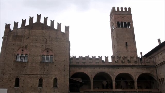 BOLOGNA,ITALIA: Palazzo Re Enzo a Bologna, Emilia-Romagna,Italia,14 Marzo 2026.