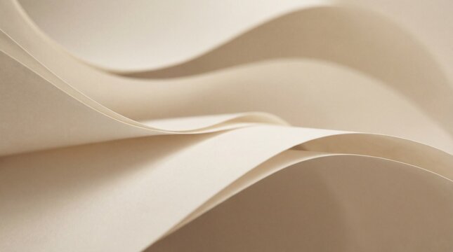 Soft beige paper texture with smooth waves
