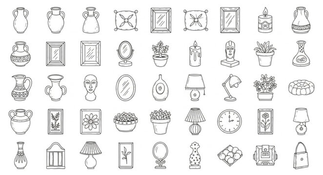 Collection of Ancient Chinese Symbols and Motifs.