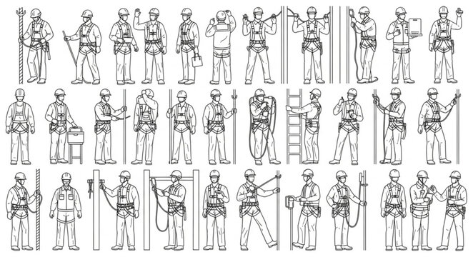 Collection of Ancient Chinese Warriors in Traditional Armor and Attire.