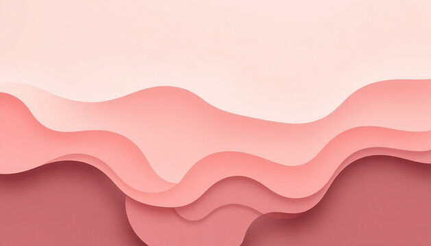 Abstract Paper Cut Layer Background with Soft Shadow