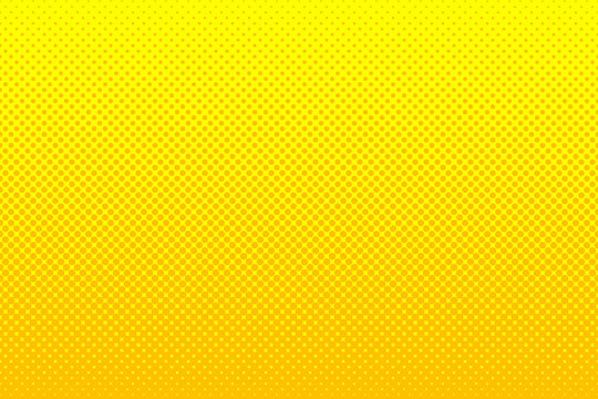 黄色のアメコミ風の背景素材