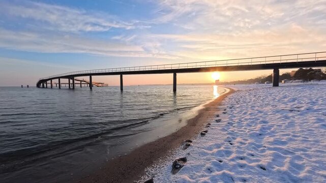 Sonnenaufgang am Timmendorfer Strand 