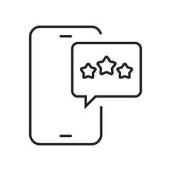 Fototapeta premium black and white icon. icons with stars. put a star for a service or place. rating. advertisement. star. vector. black and white. icon.