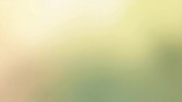 Soft green beige gradient blur background soft pastel warm light bokeh evoking calmness