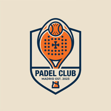 Padel Club Madrid Logo Design.