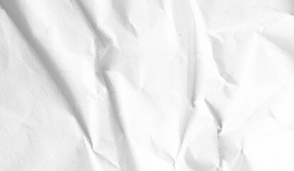 Obraz premium Creased crumpled paper texture overlay effect, png wrinkled paper surface