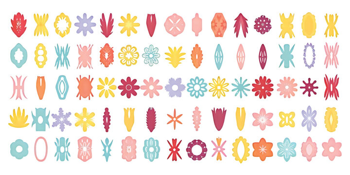 Colorful collection of diverse emoji characters arranged in a playful grid pattern