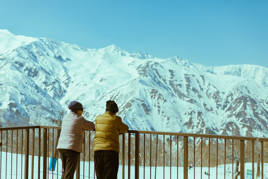 Ski resort, Hakuba Village, Nagano Prefecture