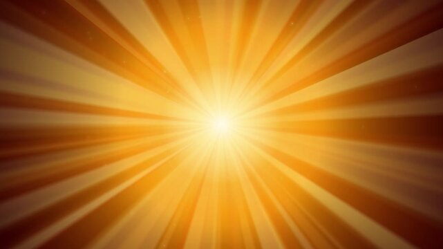 Vibrant golden light rays emanating from a bright central point, creating a dynamic abstract background illustration