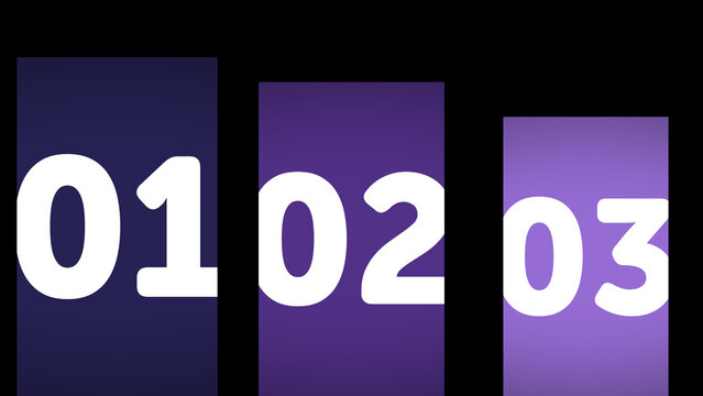 Multiscreen Layout Scale X3 03 &ndash; Animated Multi Screen Grid with Smooth Scaling Motion, Modern Digital Display Layout for Video, Broadcast and Media Content