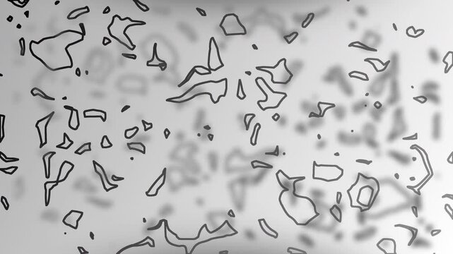 White floaters commonly seen in human eyes, suitable for medical articles, optometry websites, and ophthalmology presentations for a professional look.