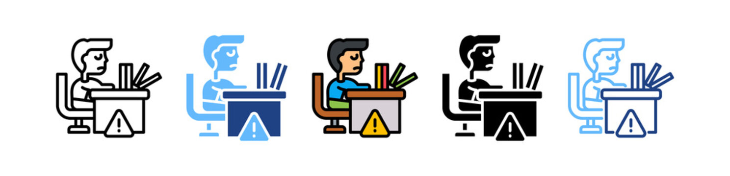 Job Loss multiple icon