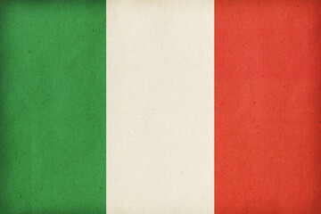 Obraz premium The national flag of Italy