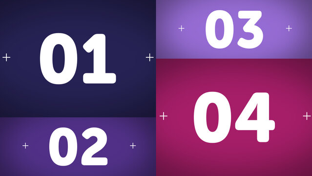 Multiscreen Layout Scale X4 24 &ndash; Animated Multi Screen Grid with Smooth Scaling Motion, Modern Digital Display Layout for Video, Broadcast and Media Content