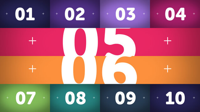 Multiscreen Layout Scale X10 05 &ndash; Animated Multi Screen Grid with Smooth Scaling Motion, Modern Digital Display Layout for Video, Broadcast and Media Content