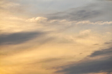 Obraz premium clouds at sunset