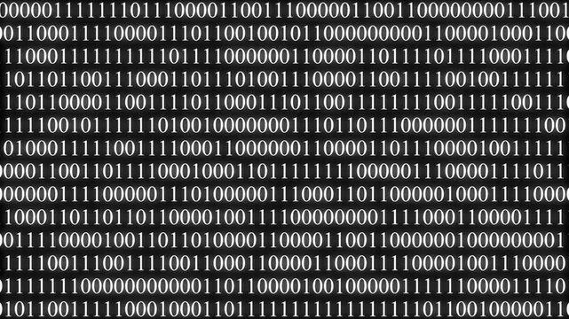 binary number spheres, computer 3D rendering of binary code background symbol neon binary code digital threat urgent danger notification dark network circuitry .