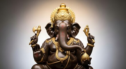 Obraz premium Elegant Spiritual Ganesha Visual