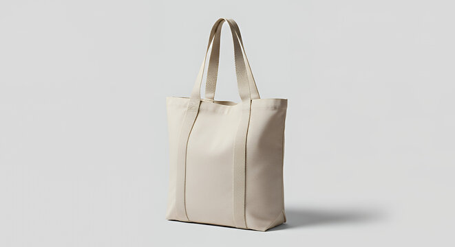 Minimalist tote bag fashion tote bag mockup mockup fabric bag tote blank canvas cloth design eco fashion cotton shopping empty background