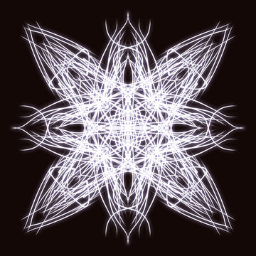 Snowflake Rune Illustration