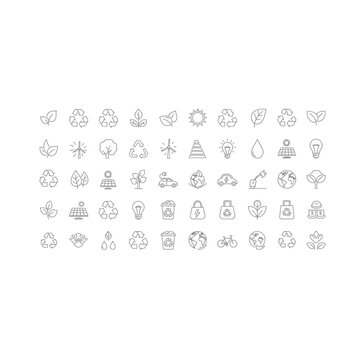 A collection of various mathematical symbols
