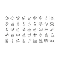 Naklejka premium A collection of various chemistry laboratory equipment icons
