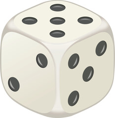 Fototapeta premium Dice Cube for Board Game Design
