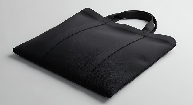 Blank tote bag mockup for presentation design prints patterns black canvas tote bag tote bag mockup mockup fabric bag tote blank canvas cloth design eco fashion cotton shopping empty background