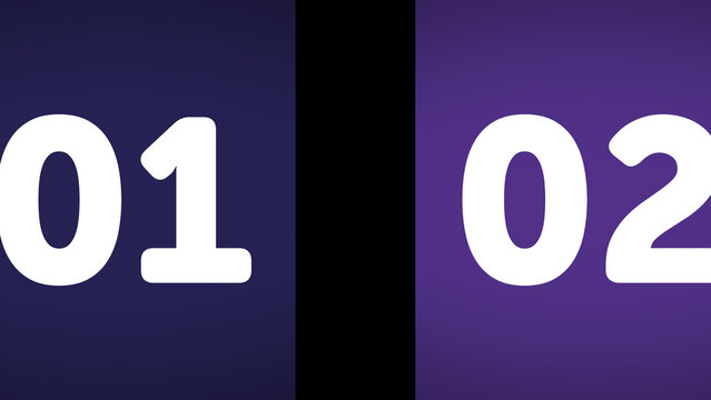 Multiscreen Layout Position X2 02 &ndash; Dynamic Multi Display Animation, Moving Screen Panels Layout, Modern Video Wall Presentation for Media, Technology and Branding Showcase