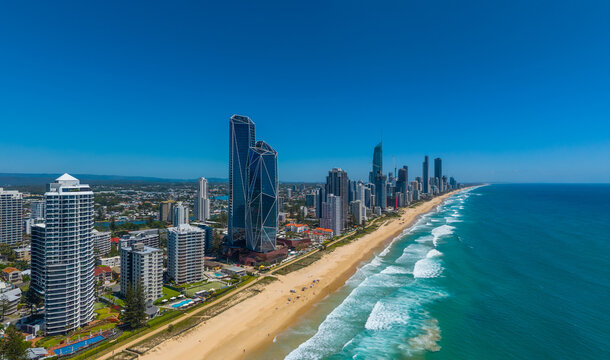 Aerial view of Surfers Paradise