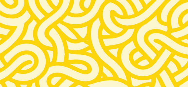 Minimal noodles lines build a pasta pattern, repeating shape and smooth food texture, where noodles and pasta create a clean visual rhythm.