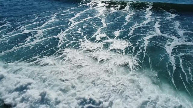 Ocean Waves and Water Turbulence Motion.
