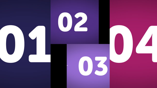 Multiscreen Layout Position X4 34 &ndash; Dynamic Multi Display Animation, Moving Screen Panels Layout, Modern Video Wall Presentation for Media, Technology and Branding Showcase