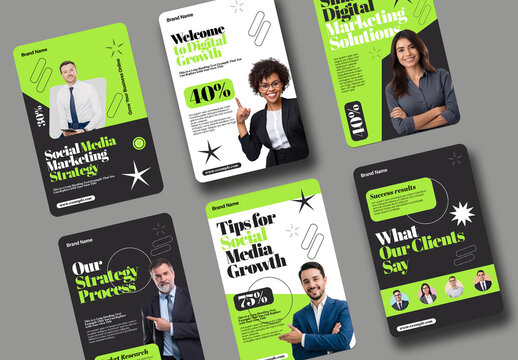 Digital Marketing Social Media Story Template