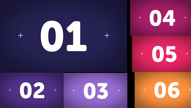 Multiscreen Layout Position X6 12 &ndash; Dynamic Multi Display Animation, Moving Screen Panels Layout, Modern Video Wall Presentation for Media, Technology and Branding Showcase