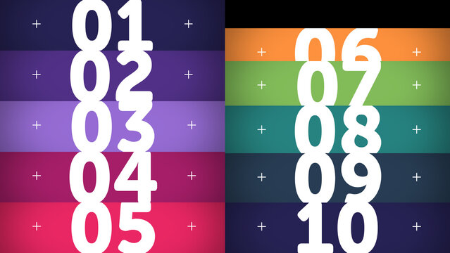 Multiscreen Layout Position X10 03 &ndash; Dynamic Multi Display Animation, Moving Screen Panels Layout, Modern Video Wall Presentation for Media, Technology and Branding Showcase