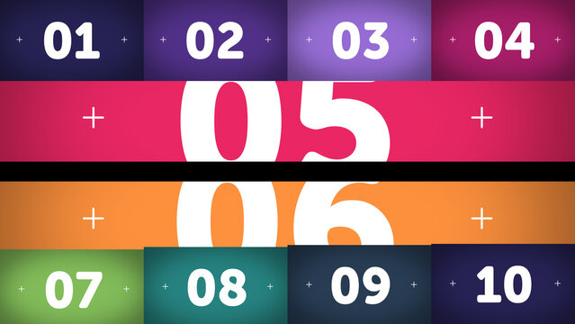 Multiscreen Layout Position X10 07 &ndash; Dynamic Multi Display Animation, Moving Screen Panels Layout, Modern Video Wall Presentation for Media, Technology and Branding Showcase