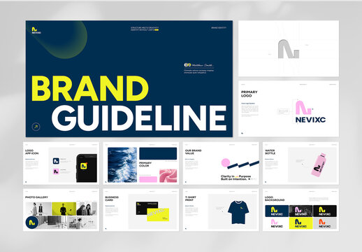 Modern Brand Guideline Presentation Template